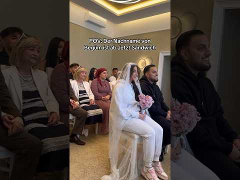 Einfach kurz beim Standesamt den Namen zu Sandwich gemacht😂🥪
