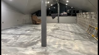 Epoxy flooring and metal finish work