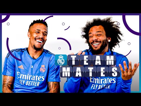 Who's the STRONGEST? Who's last off the BUS? | Teammates Marcelo & Militão