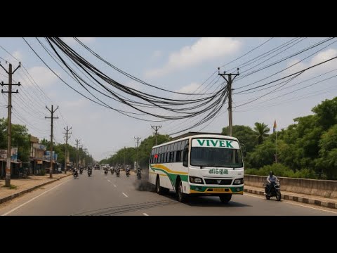 My humble request to remove those hanging cables from the road which is a safety hazard to commuters