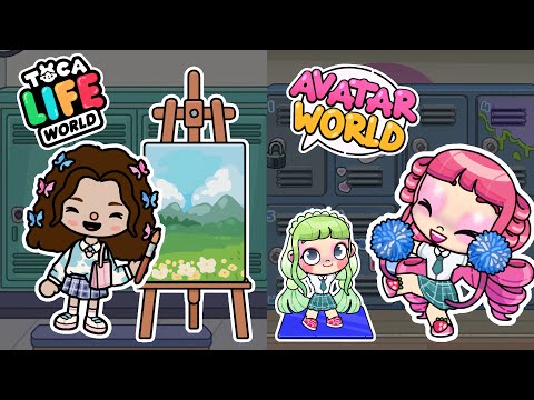 Good Student VS Bad Student (PART 2)👩🏻‍🎓🏫 l Toca Boca VS Avatar World 🌏 l Toca Life Story 💗