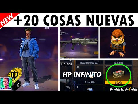 +20 NOVEDADES DE LA NUEVA ACTUALIZACION DE FREE FIRE 2022 / JUSTIN BIEBER , MASCOTA, ARMAS Y MÀS