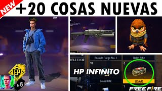+20 NOVEDADES DE LA NUEVA ACTUALIZACION DE FREE FIRE 2022 / JUSTIN BIEBER , MASCOTA, ARMAS Y MÀS