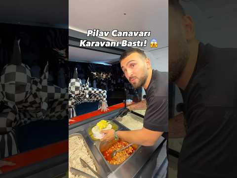 Pilav Canavarı Karavanı Bastı! 😱Alaiye Pilavcısı 🍚 #food #delicious #yemek #pilav