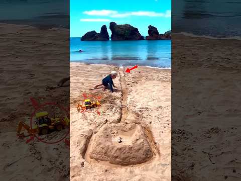 Amezing Craft of sand from this Lil bro #shortsvideo