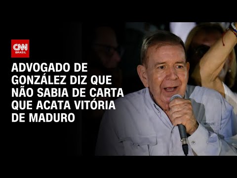 Advogado de González diz que não sabia de carta que acata vitória de Maduro | CNN 360°