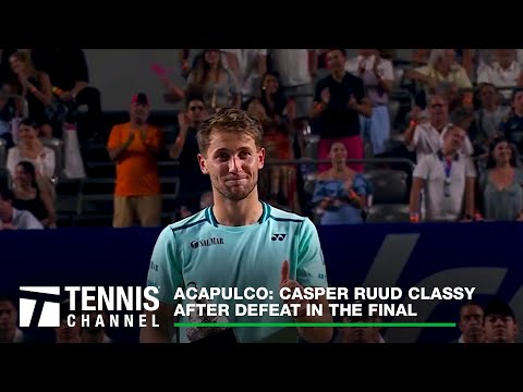 Casper Ruud Classy after Defeat in Acapulco Final