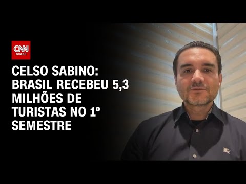 ​1° semestre de 2025, Brasil recebeu mais de 5,3 milhões de turistas, afirma ministro | LIVE CNN
