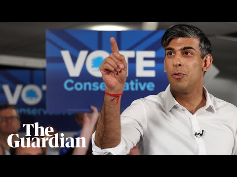 Rishi Sunak on general election campaign trail – watch live