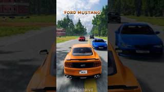 Beamng Drive Перешкода проти авто #short #shorts