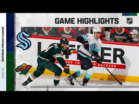Kraken @ Wild 3/27 | NHL Highlights 2023