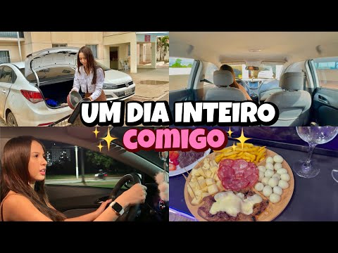 VLOG: UM DIA COMIGO| fiz o orçamento da mármore da pia| levei o carro pra lavar| noite de petiscos💖✨