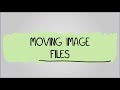 Understanding Moving Image Files