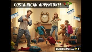 We Overslept & Almost Missed Our Flight! Costa Rica Family Adventure Begins
