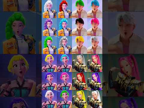 KPop Demon Hunters characters Hair Color - POKÉDANCE