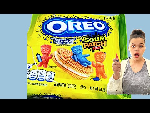 I tried sour patch Oreos … so you didn’t have to !!