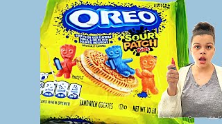 I tried sour patch Oreos … so you didn’t have to !!