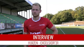 Screenshot van video Lucas van Beek: "Het was alles behalve hoe het zou moeten" | Huizen - Excelsior'31