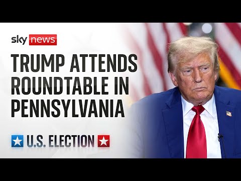 Watch live: Donald Trump attends roundtable in Smithton, Pennsylvania