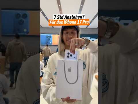 Ich kaufe das neue iPhone 17  Pro 😱muss 7 Std Anstehen 🥲🤣