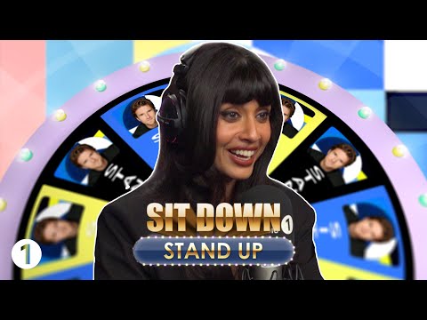 Jameela Jamil plays Sit Down, Stand Up