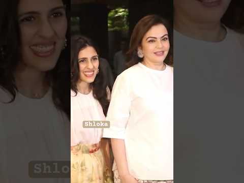 Shloka & Nita Ambani ๐ธโจ | A Timeless Throwback of Grace & Bonding