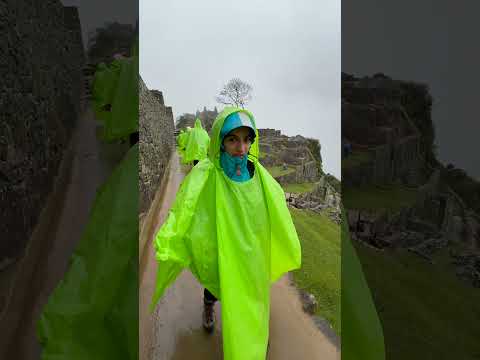 Rainy Day📍Machu Picchu, Peru 🇵🇪 #hindi #minivlog  #travel