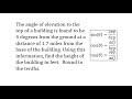 Tangent Function Applications in Triangles