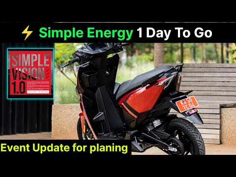 ⚡ Simple One event Update | 1 Day To Go | Simple Energy factory event | Ride with mayur