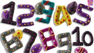 Lets learn Counting Numbers 1 to 10 for Kids + More Play Doh Videos