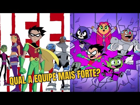 Qual Equipe dos Jovens Titãs é Mais Forte? Original vs Em Ação