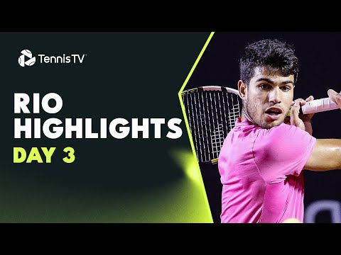 Alcaraz Resumes Opener; Norrie Features; Bellucci’s Last Dance | Rio 2023 Highlights Day 3