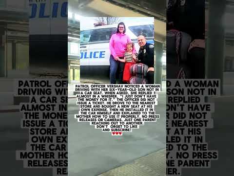 The Police Officer Went To The Nearest Store And Bought A New Chair At His Own Expense