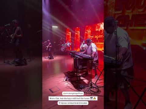 3 AM stage prep 💪 Amrutam Gamaya Dubai Edition 🔥 #LiveMusic #artistlife