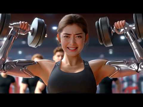 Humanoid: Rise of the Athlete. #FuturisticHumanoid #AIshots #GymWorkout #YogaLife #SwimmingTraining