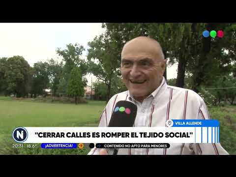 Jofre: "Cerrar calles es romper el tejido social"