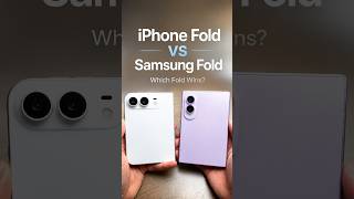 iPhone Fold vs Samsung Galaxy Z Fold Design Comparison #shorts