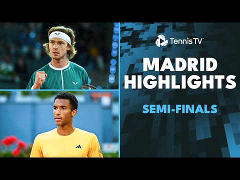 Rublev vs Fritz; Auger-Aliassime vs Lehecka | Madrid 2024 Highlights Semi-Finals