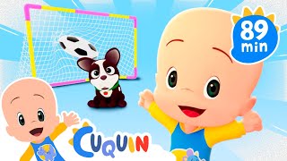 ¡Juega al fútbol con Cuquín! y más vídeos educativos ⚽ Caricaturas y dibujos animados para bebés