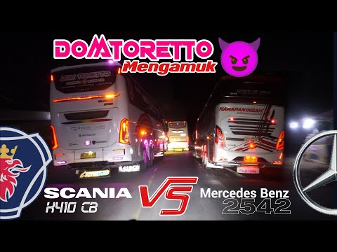 DOMTORETTO MENGAMUK 😈, Duel SCANIA vs Mercedes Benz