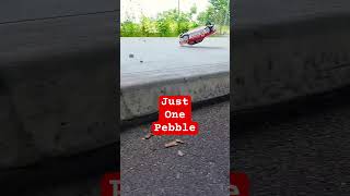 One Pebble Did This