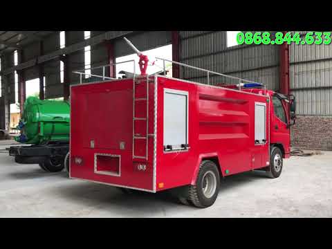 Xe cứu hỏa, xe chữa cháy 4.5 khối Thaco Ollin500