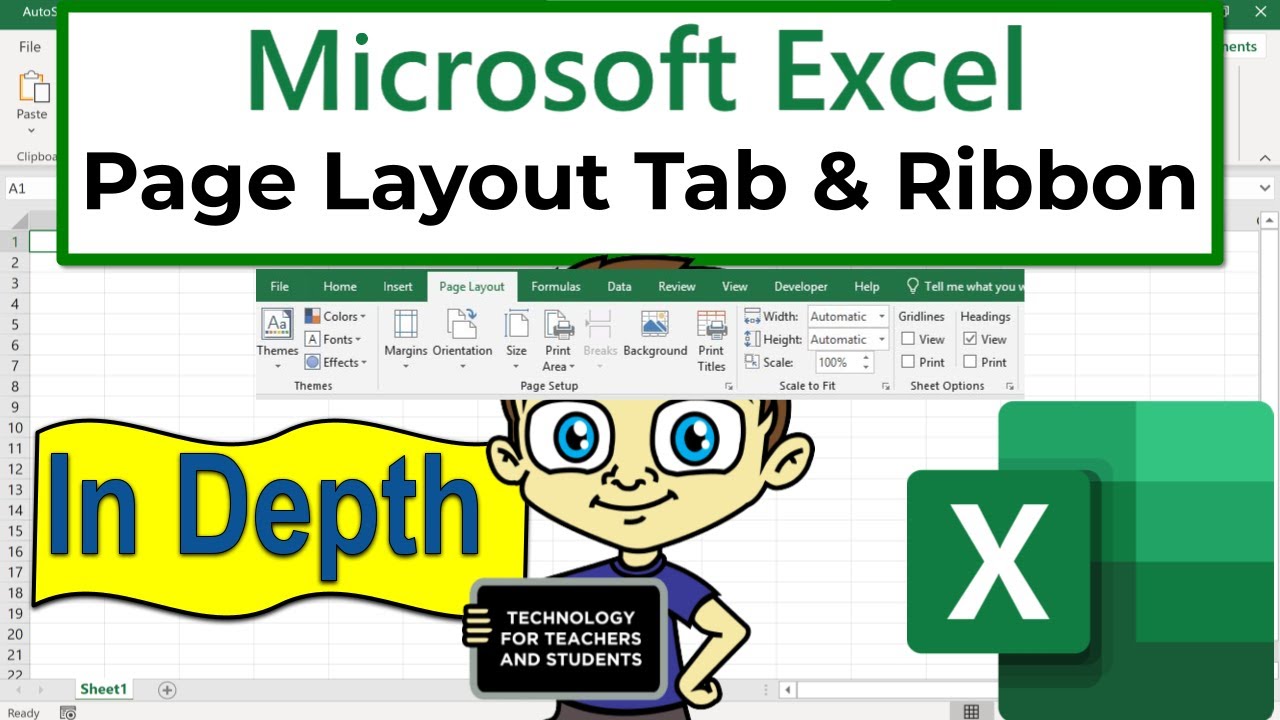 The Excel Page Layout Tab and Ribbon in Depth