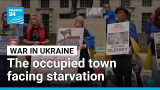 YouTube video thumbnail:  The Russian-Occupied Town in Ukraine Facing Starvation