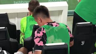 Paulo Dybala with Juventus Fans #FinoAllaFine #Juventus #CR7