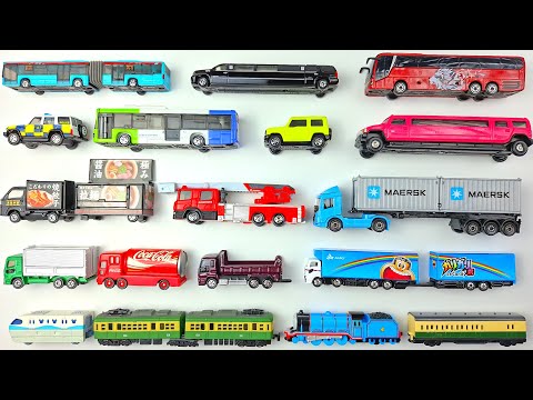 Toy Vehicles Collection for Kids - Car Videos for Toddlers - Trucks for kids - Trains for Kids