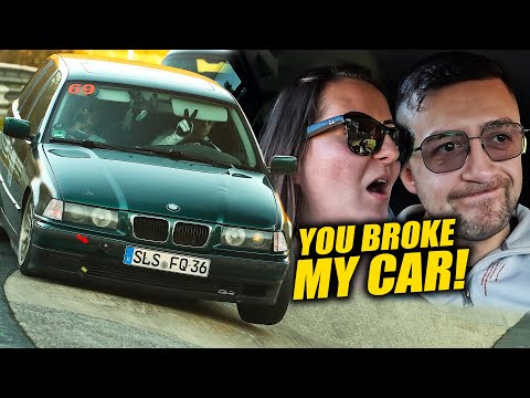 TRYING NOT TO DIE IN HER SH!TBOX on the Nürburgring