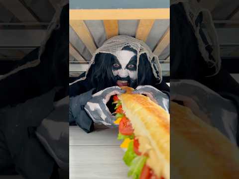 Monster is very hungry 😆👻 #shorts