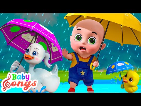 Rain Rain Go Away! ( Animal Farm ) - Baby songs - Nursery Rhymes & Kids Songs | Jugnu Kids