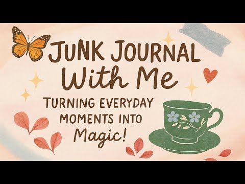 Junk Journal With Me – Turning Everyday Moments into Magic! ❤️✨